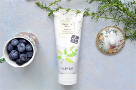 THE SAEM HEALING TEA GARDEN CLEANSING FOAM Корейская очищающая пенка с ...