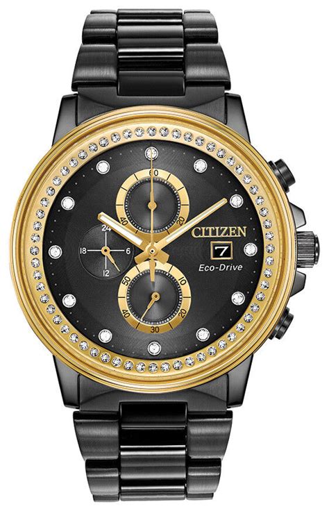 Citizen Eco-Drive Men's Nighthawk Chronograph Crystals 42mm Watch ...