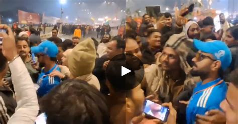 Watch Virat Kohlis Lookalike Steals Limelight During Ram Mandir Pran