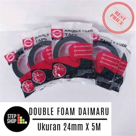 Jual Daimaru Double Foam Tape Ukuran 24mm X 5m Di Lapak Step Shop