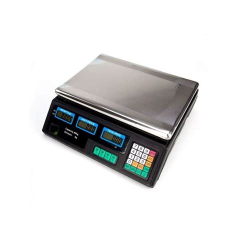 Acs 30 40kg 5g Digital Price Computing Scale For Vegetable Uk Plug