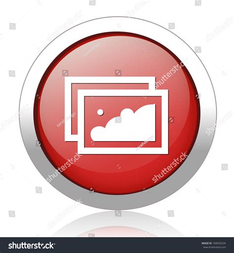 Picture Frame Button Stock Illustration 189029234 Shutterstock