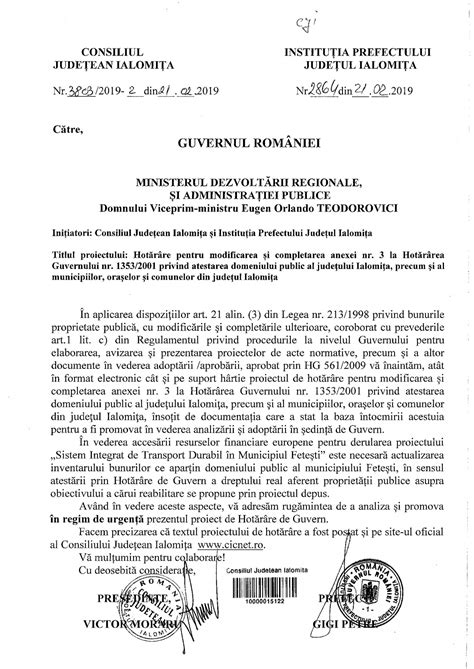 Proiect De Hot R Re De Guvern Privind Modificarea I Completarea Anexei Nr La Hot R Rea