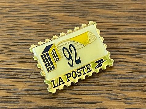 La Poste 92 Postage Stamp Enameled Pin Vintage 1990s USPS - Etsy