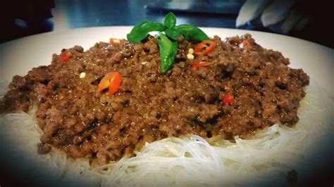 Thai beef larb