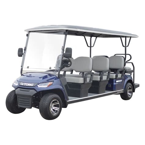 8 Seaters Electric Sightseeing Golf Cart With All Aluminum Alloy Floor