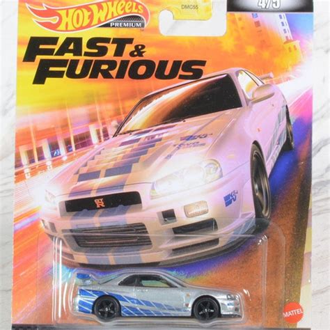 Jual Hot Wheels Premium Nissan Skyline GT R BNR R Fast Furious Bankaret Jakarta Selatan