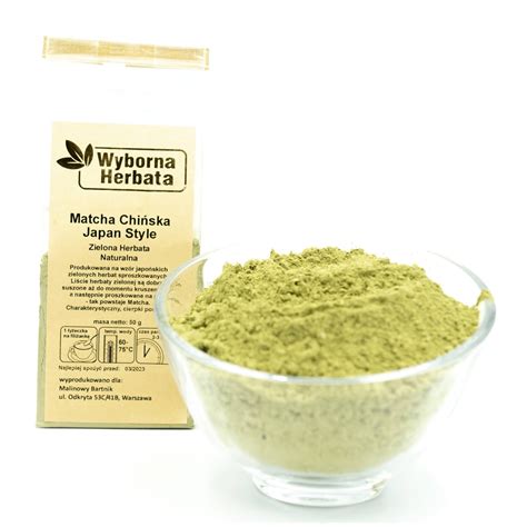 Herbata Zielona Wyborna Herbata Matcha 50 G Wyborna Herbata Sklep