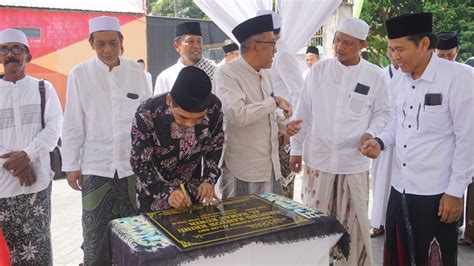 kbihu al kamal resmikan gedung kantor  pondok pesantren terpadu