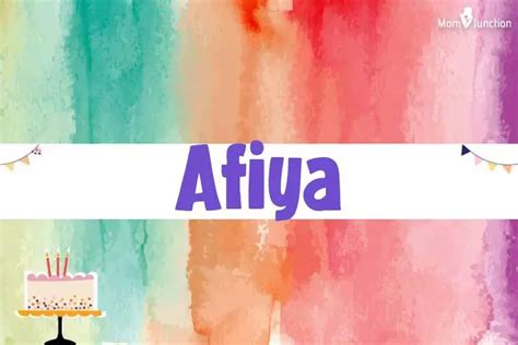 Afiya Baby Name Meaning Origin Popularity