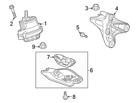 Cadillac Ct4 Engine Mount Bracket Front 36 Liter 84146175 Gm