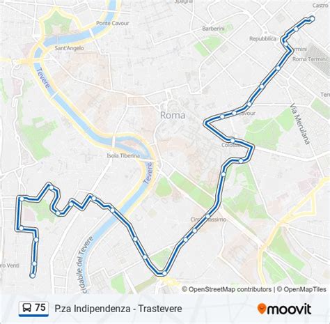 Linea 75 Orari Fermate E Mappe Indipendenza Aggiornato