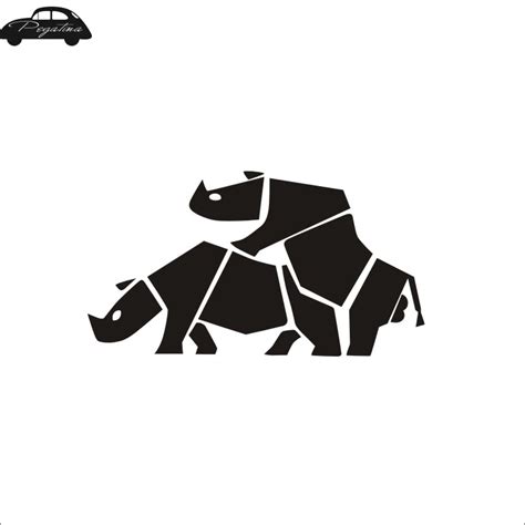 Pegatina Sexy Girl Rhinoceros Mating Sex Decal Beauty Sex Funny Car Sticker Window Humor Bumper