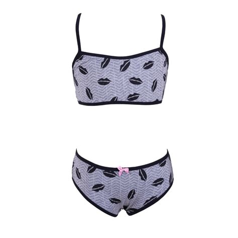 Conjunto Infantil Menina Mo A Estampado Lingerie Br