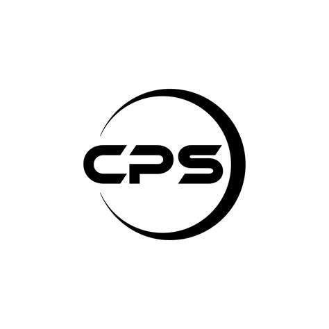 CPS letter logo design in illustration. Vector logo, calligraphy ...