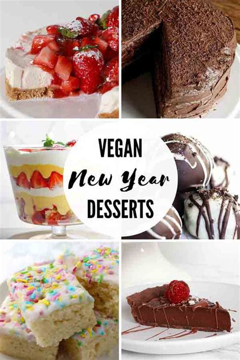 25 Vegan New Year's Desserts - BakedbyClo | Vegan Dessert Blog