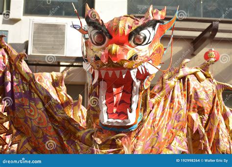 Dragon Costume During Chinese New Year In Manila Philippines Editorial