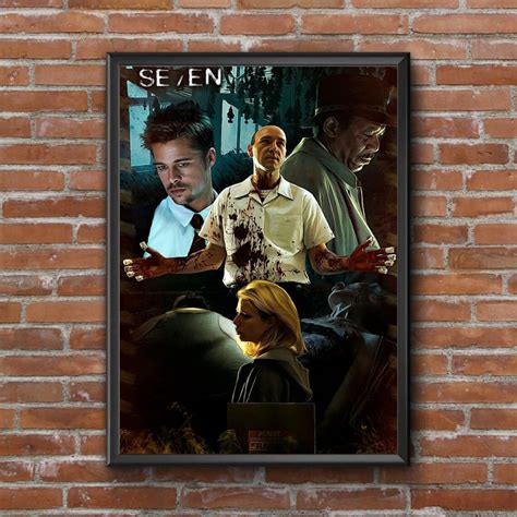 Seven Movie Poster Wall Painting Home Decoration No Frame | Etsy