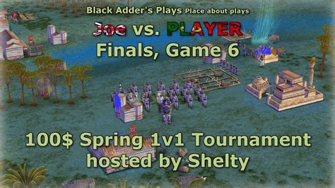 Shelty S Spring Tournament Finals Joe Vs Player Game Age Of