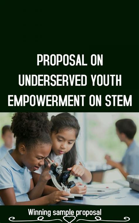 Proposal On Stem Development Program For Black Youth