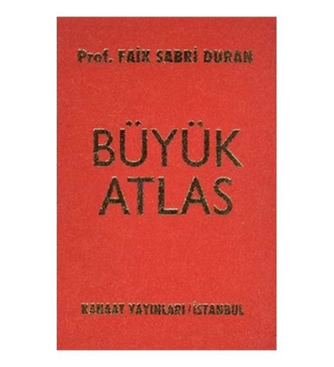 Kanaat Büyük Atlas Ciltli