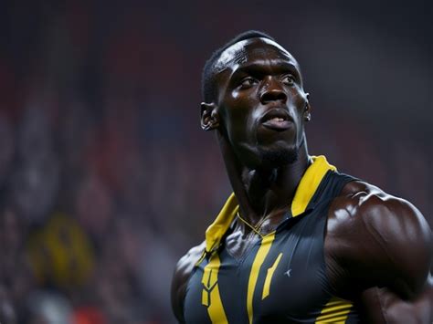 Premium AI Image | Usain Bolt