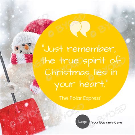 Christmas Quote True Spirit Of Christmas ⋆ Be Your Own Graphic Designer