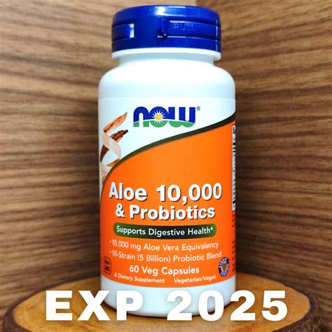 Jual Now Foods Aloe Probiotics Probiotik Isi Veg Capsules