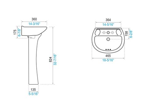 Lavabo Roma Con Pedestal AlargadoE216 FV Area Andina S A Griferia