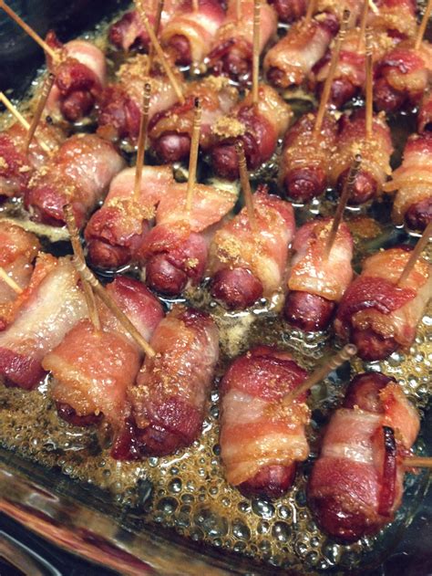 Bacon Wrapped Sausages