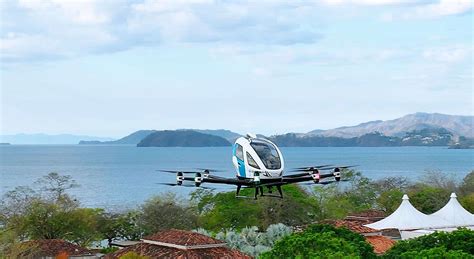 Ehang Eh S Evtol Successfully Completed Its Debut Flight In Latin