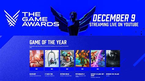 The Game Awards 2021 ¿cuáles Son Todos Los Nominados A Juego Del Año Goty Marca