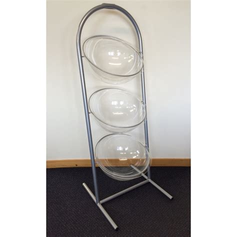 Triple Bowl Display Stand Set Bowl Stands Display Floor Stands Display Solutions Award