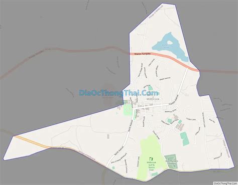 map  millbrook village  york thong thai real