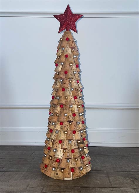 Large Wine Cork Christmas Tree Etsy