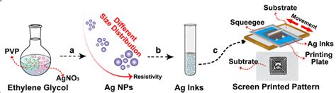 Schematic Illustration Of The Preparation Process Of Ag Np Based