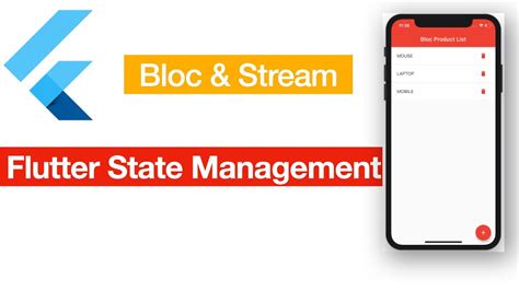 Flutter State Management Using Bloc And Stream Youtube