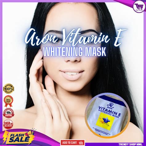 ORIGINAL ARON VITAMINE E WHITENING MASK 30G MASK WHITENING SKIN FACE