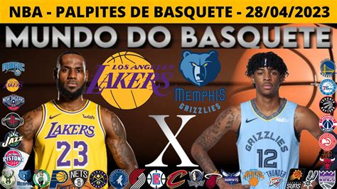 NBA PALPITES DE BASQUETE PARA HOJE SEXTA 28 04 2023 PALPITE PLACAR