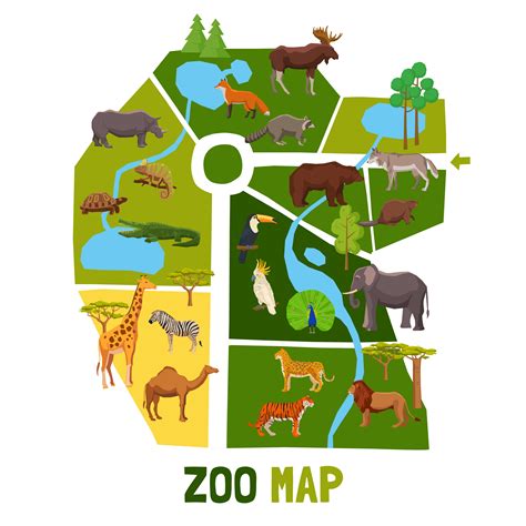 Zoo Map Template