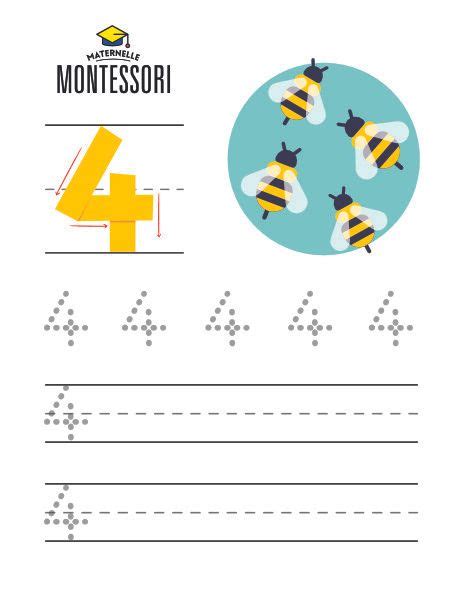 Apprendre Compter Avec Montessori Le Chiffre