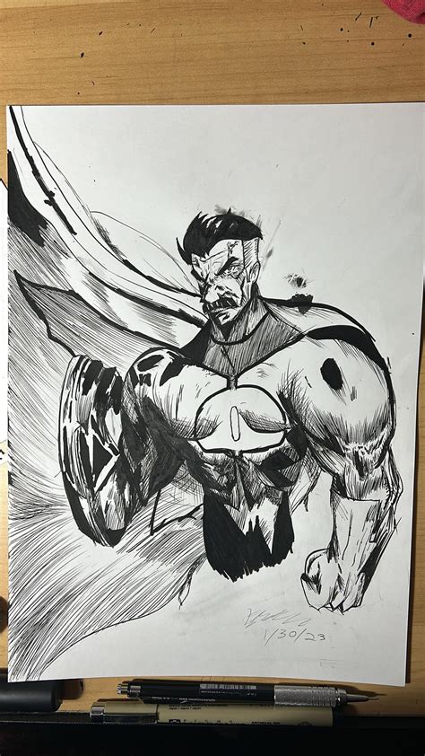 Drawing of Omniman! : r/Invincible