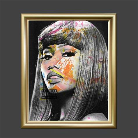 Nicki Minaj Wall Art Artwork Music Poster Pop Art Colorful Wall Art Roman Reloaded Deluxe