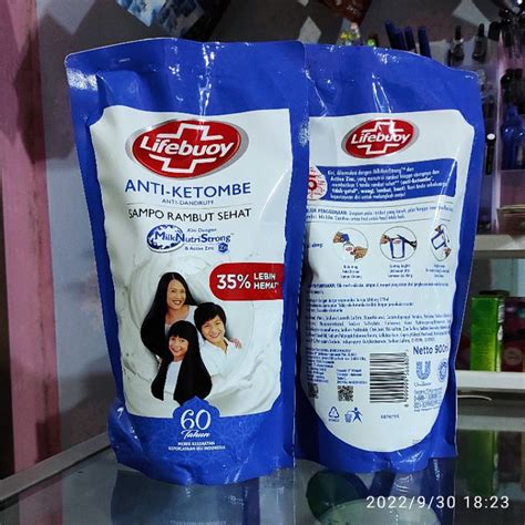 Jual Lifebuoy Shampoo Anti Dandruff Ml Pouch Biru Sampo Anti Ketombe