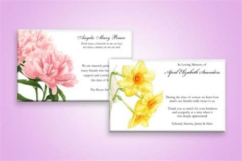 Costum Funeral Thank You Card Messages Sample | Sympathy thank you cards, Funeral thank you ...