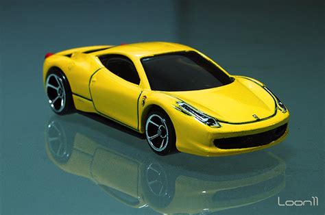 ~ My Die Cast Life ~ Hotwheels Ferarri 458 Italia Yellow L E