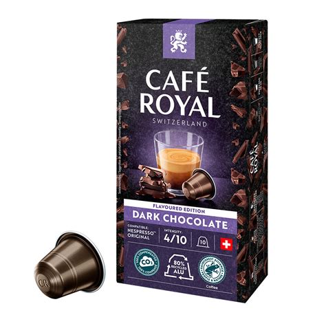 Caf Royal Dark Chocolate Kapseln F R Nespresso F R