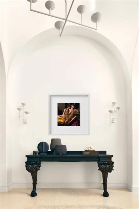 Iris Brosch Powder And Tulle Semi Nude With Fabrics Fine Art