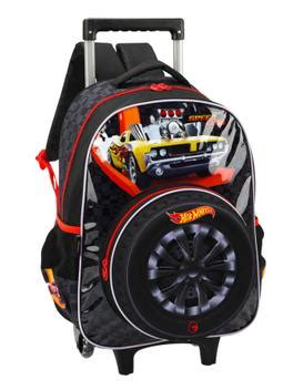 Mochila Rodas Costas Hot Wheels Rodas Luxo 3D Original PT Luxcel