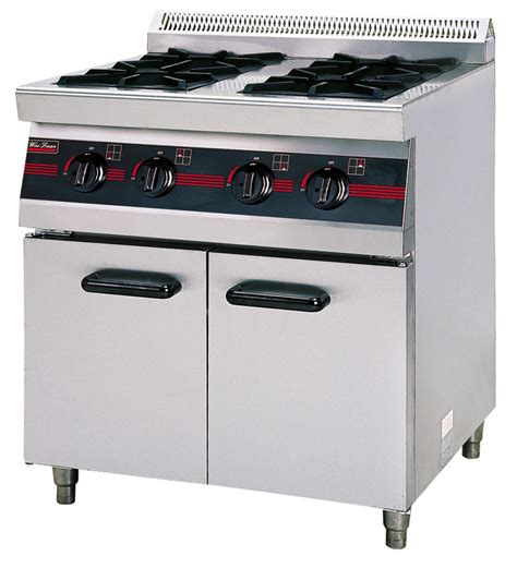 Commercial Burner Gas Range With Cabinet Gas Cooker Stove China Gas